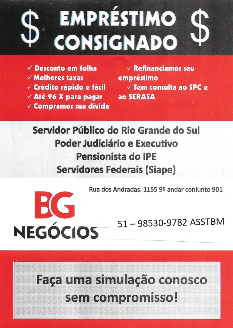 BG – Empréstimos consignados